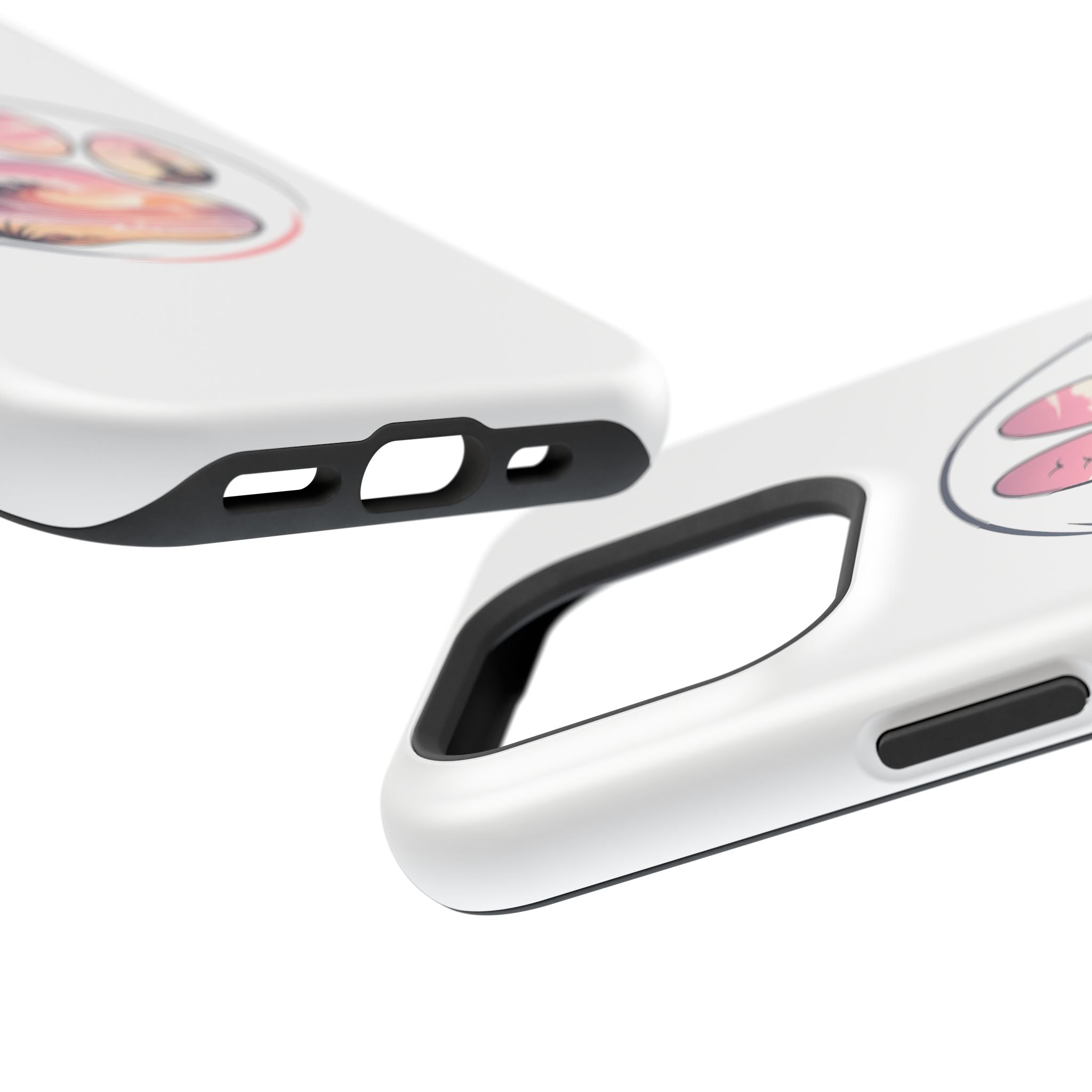 Beach Paw Phone Case — Impact-Resistant Tropical Paw Print iPhone Cover