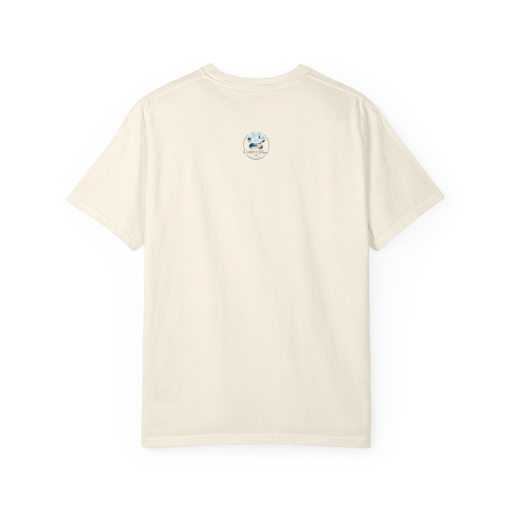 Sandy Paws Sunny Days T-Shirt — Unisex Comfort Colors Graphic Tee