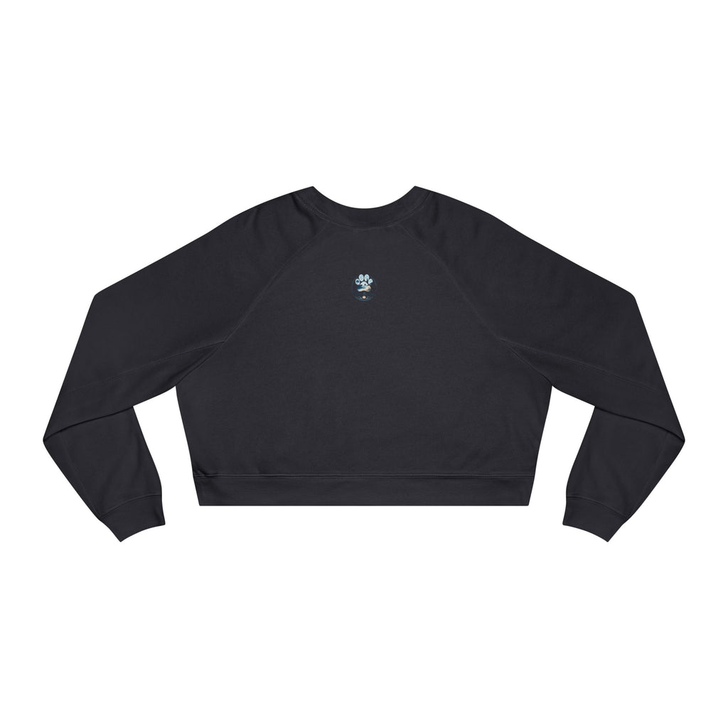 Cropped Pullover – Golden Retriever Beach "Sip Happens My Dog Understands" Graphic