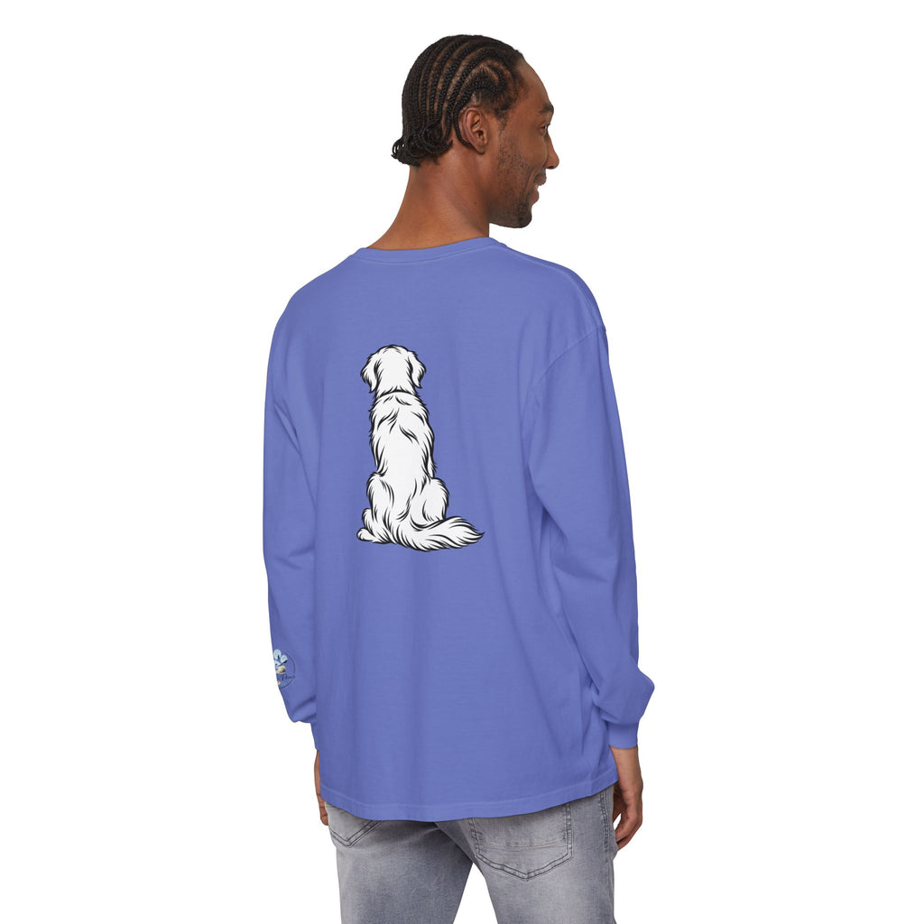 Golden Retriever Front & Back Unisex Long Sleeve Tee