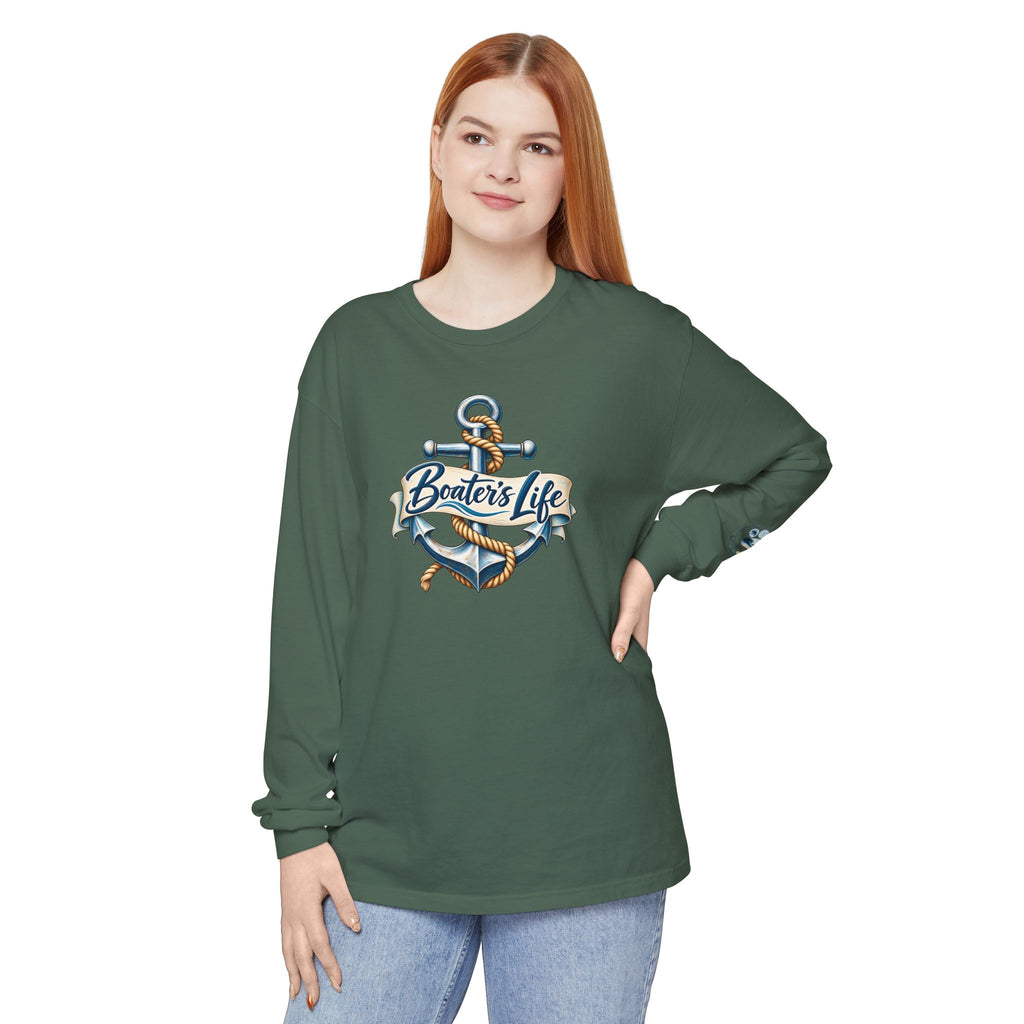 Boater's Life Anchor Long Sleeve T-Shirt