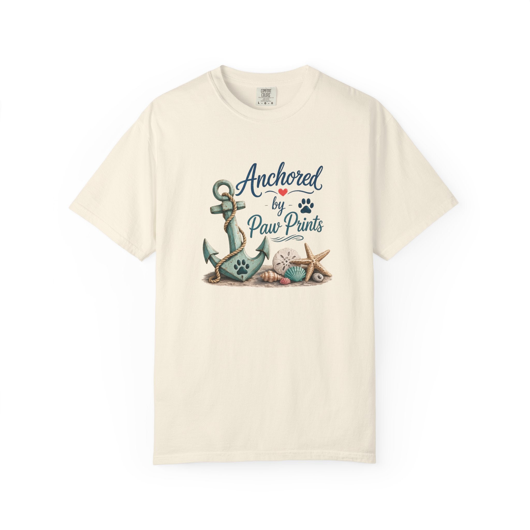 Anchored by Paw Prints  Unisex T-Shirt