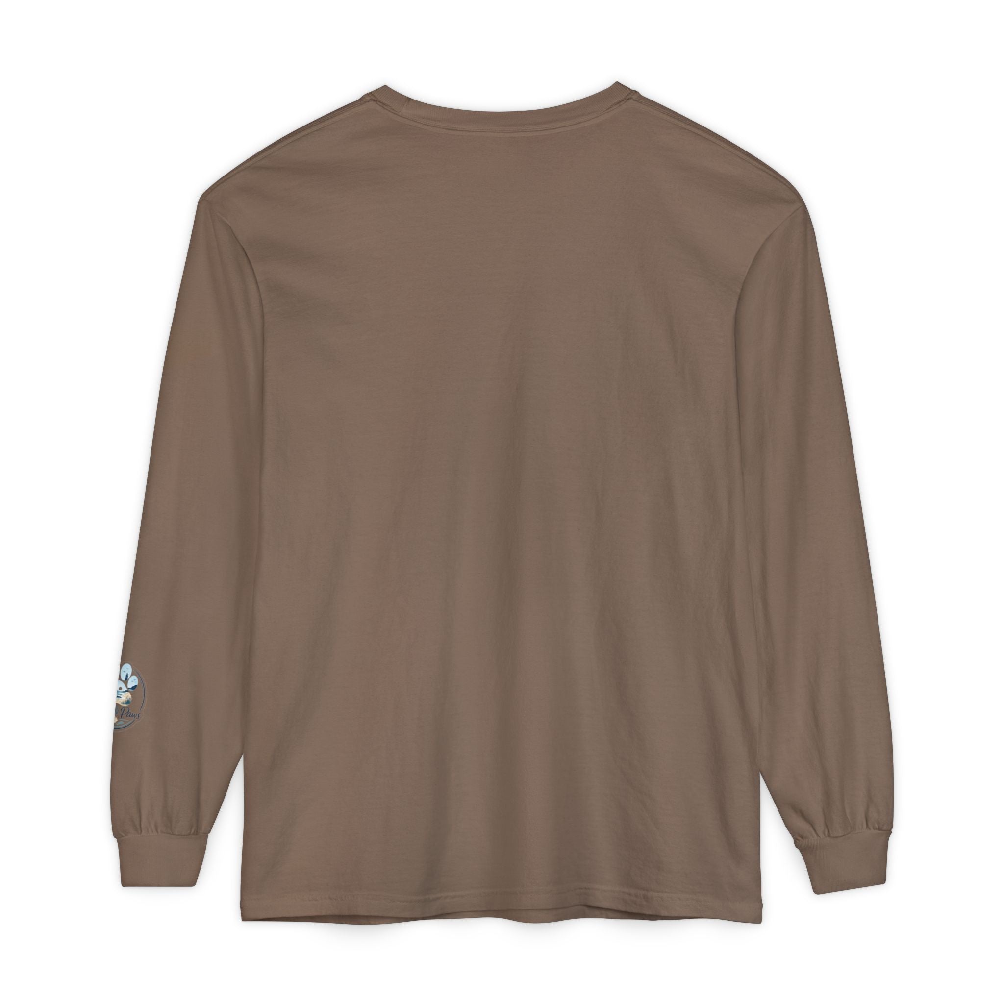 Jeep Girl Long Sleeve Tee — Fall Adventure Pumpkins & Dog Graphic