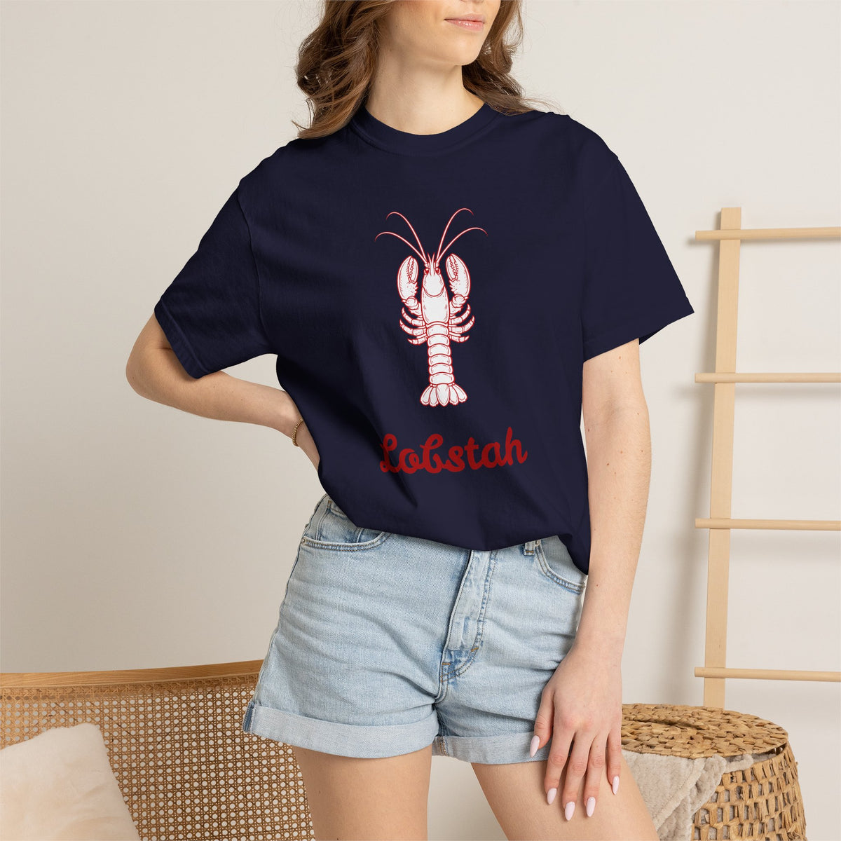 Lobstah Tee — Retro Lobster Graphic T-Shirt