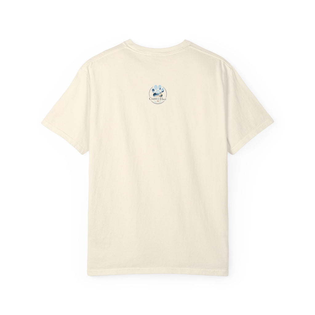 Sip Happens My Dog Understands T-shirt | Unisex Garment Dyed