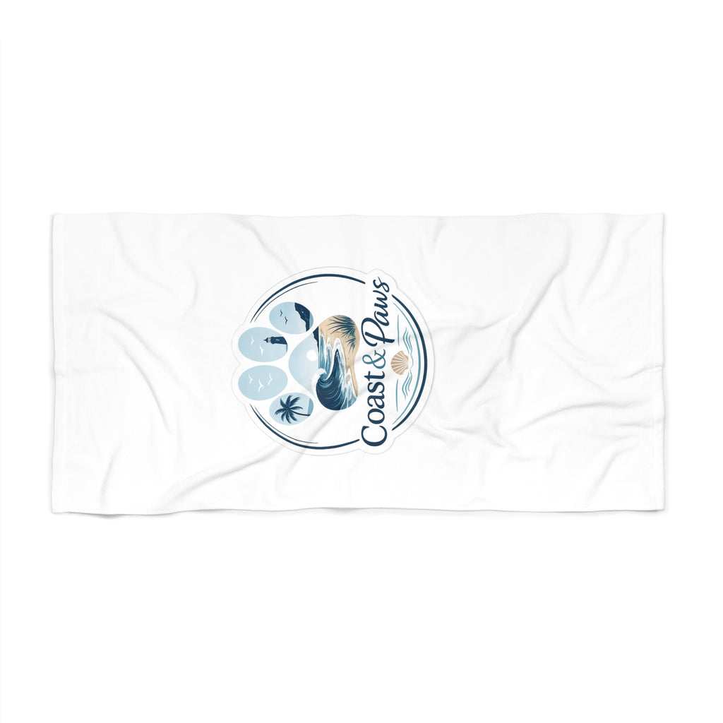 Coast & Paws Signature Beach Towel —  Beach Accessory
