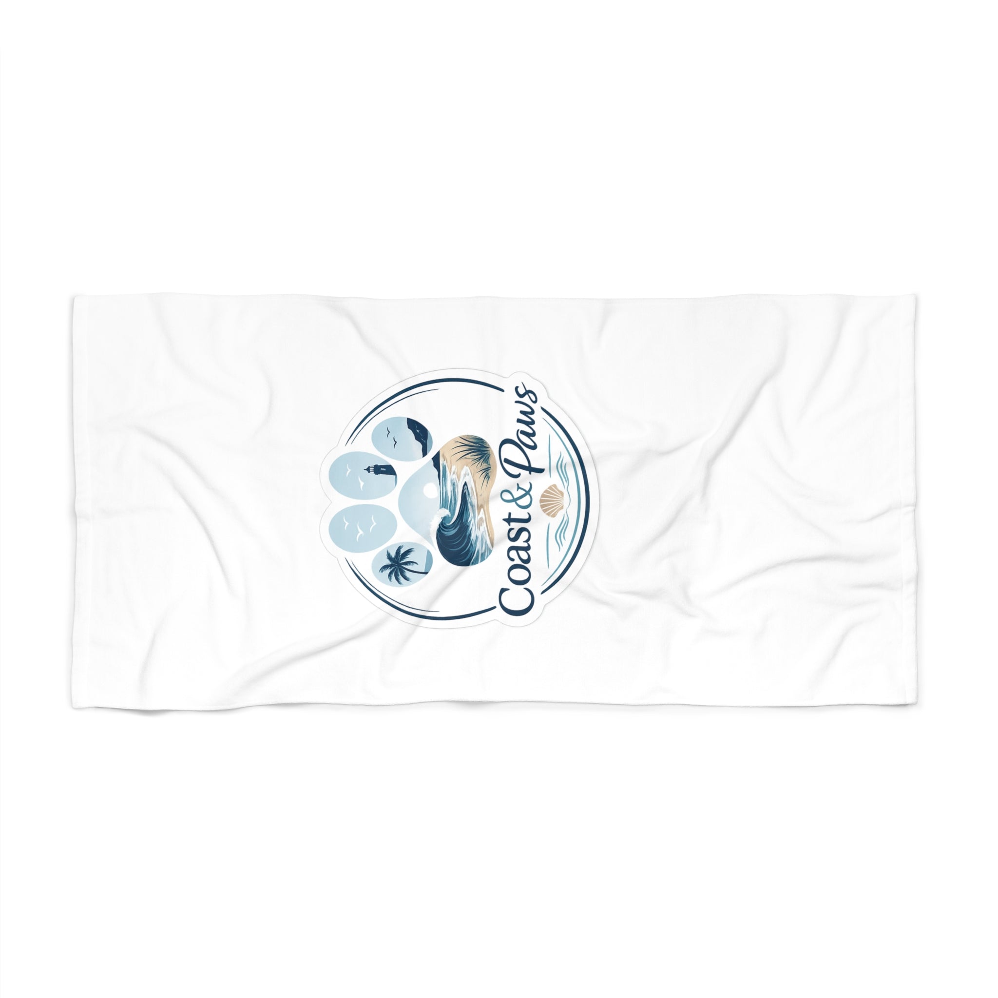 Coast & Paws Signature Beach Towel —  Beach Accessory