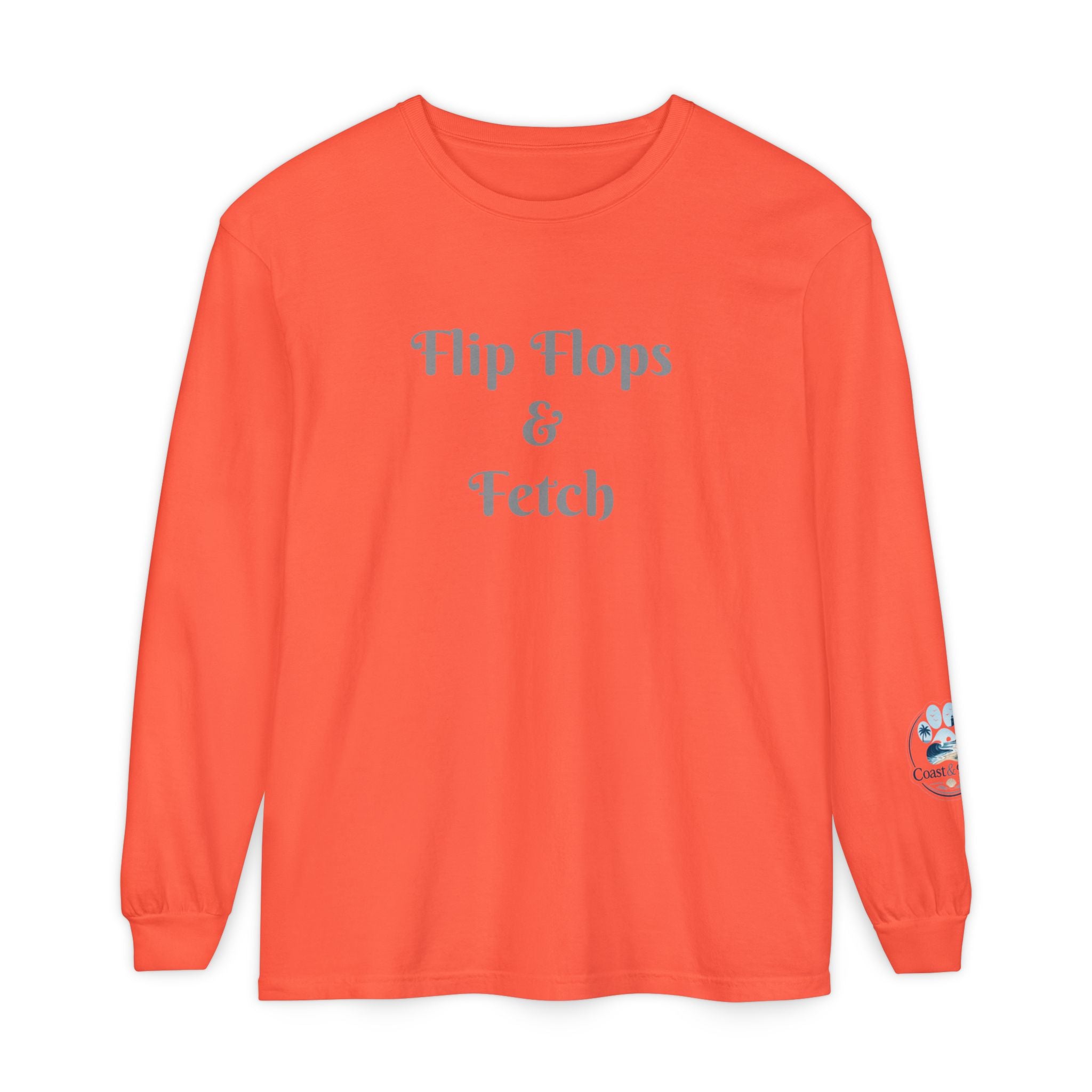 Flip Flops & Fetch Long Sleeve T-Shirt