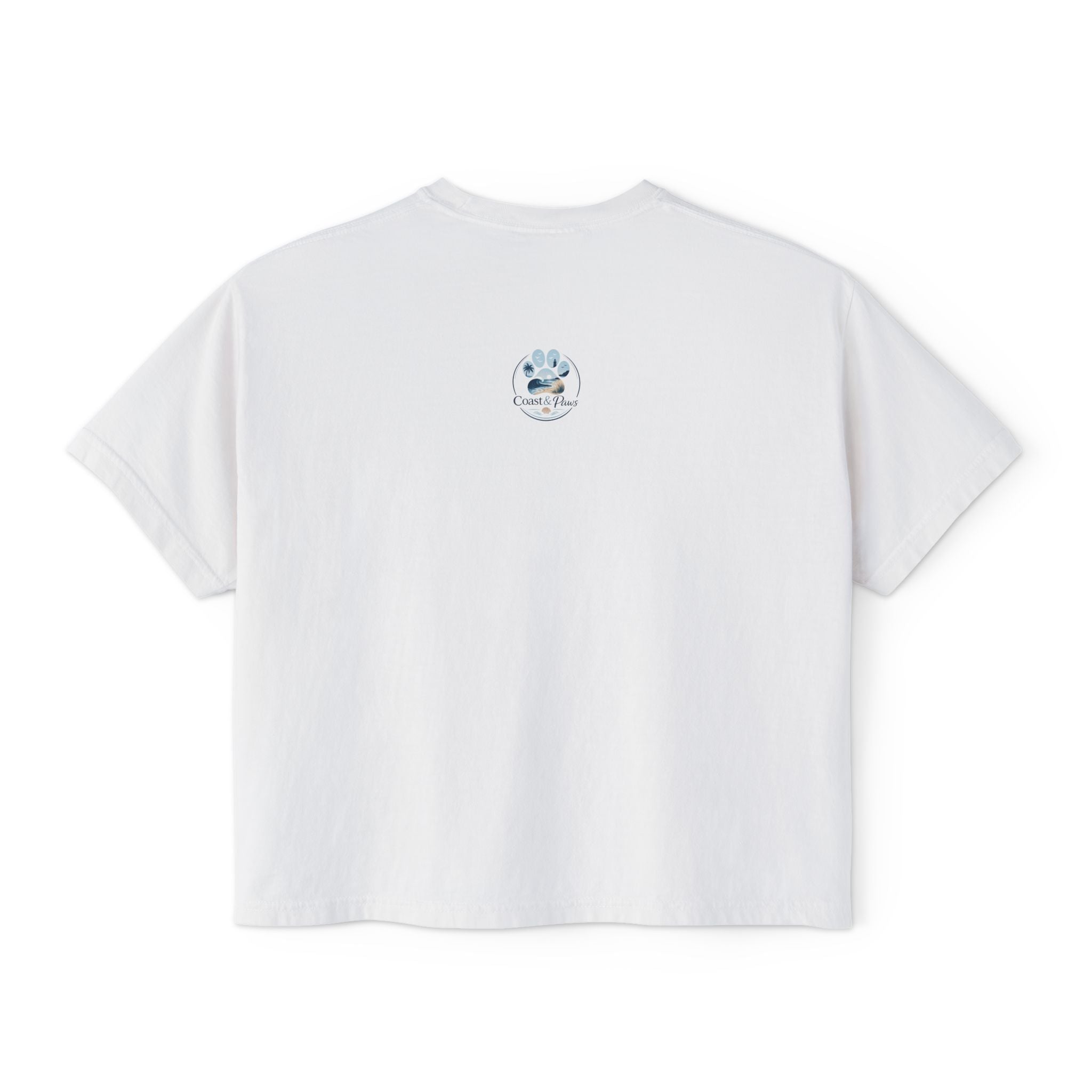 Paws, Prosecco, Repeat Boxy Tee — Crop Shirt