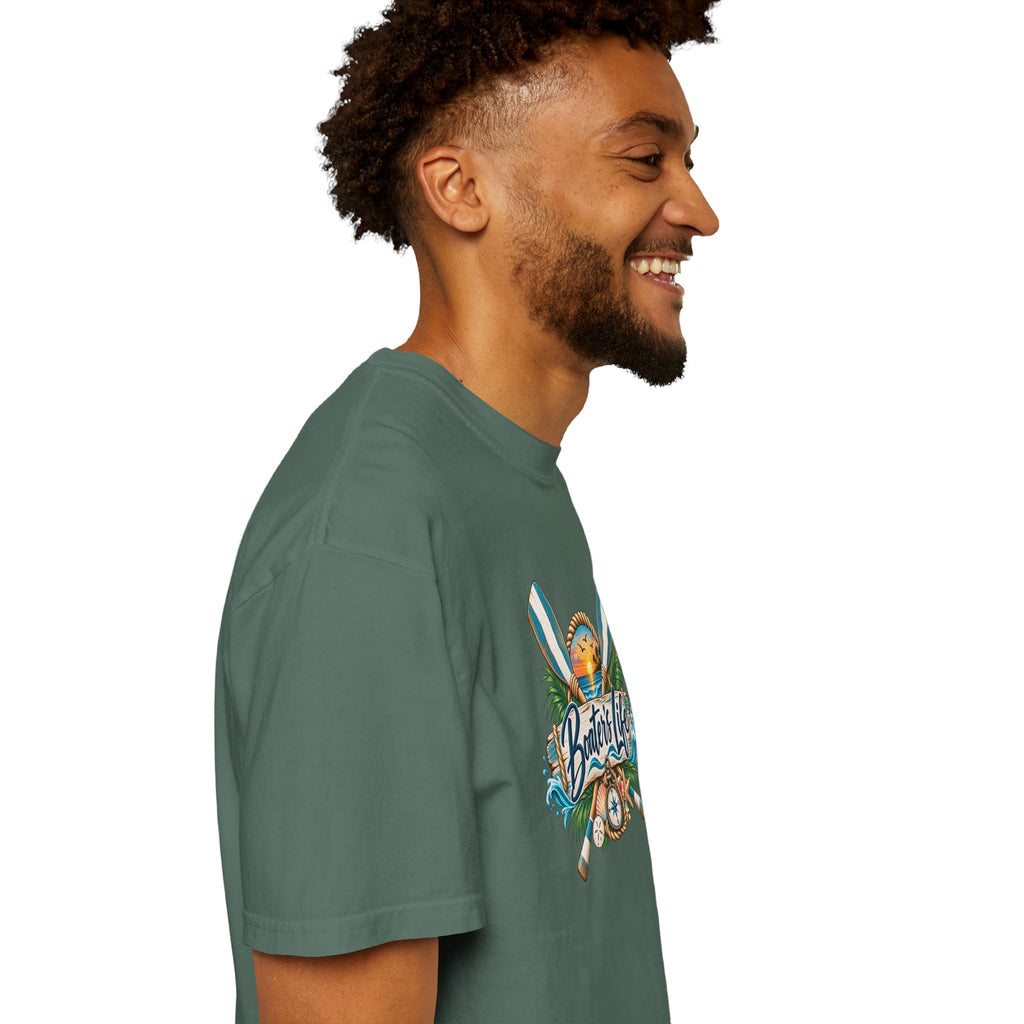 Boater's Life T-Shirt — Nautical Oars & Compass Beach Tee
