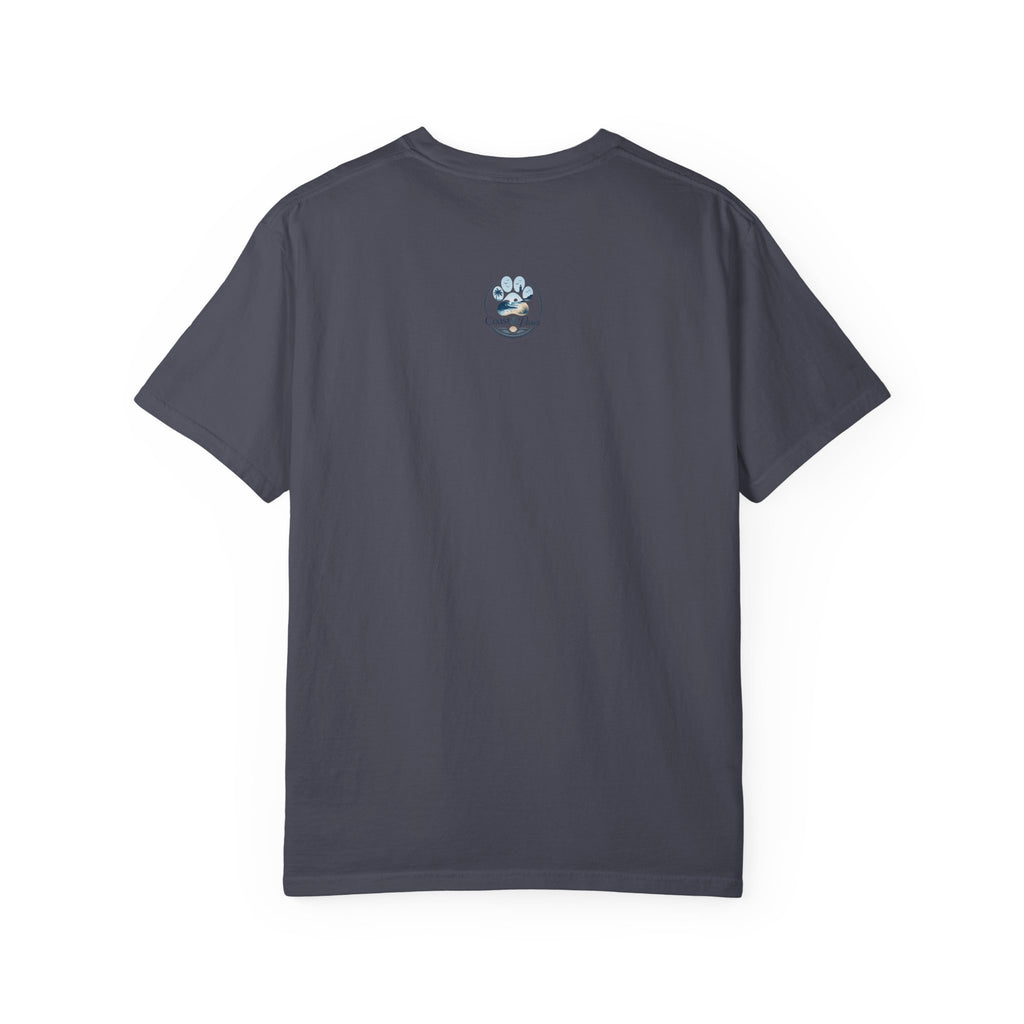 Sip Happens My Dog Understands T-shirt | Unisex Garment Dyed