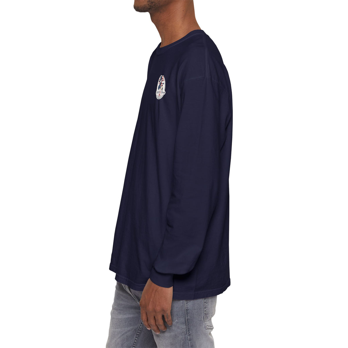 Patriotic Coast & Paws Signature Long Sleeve T‑Shirt