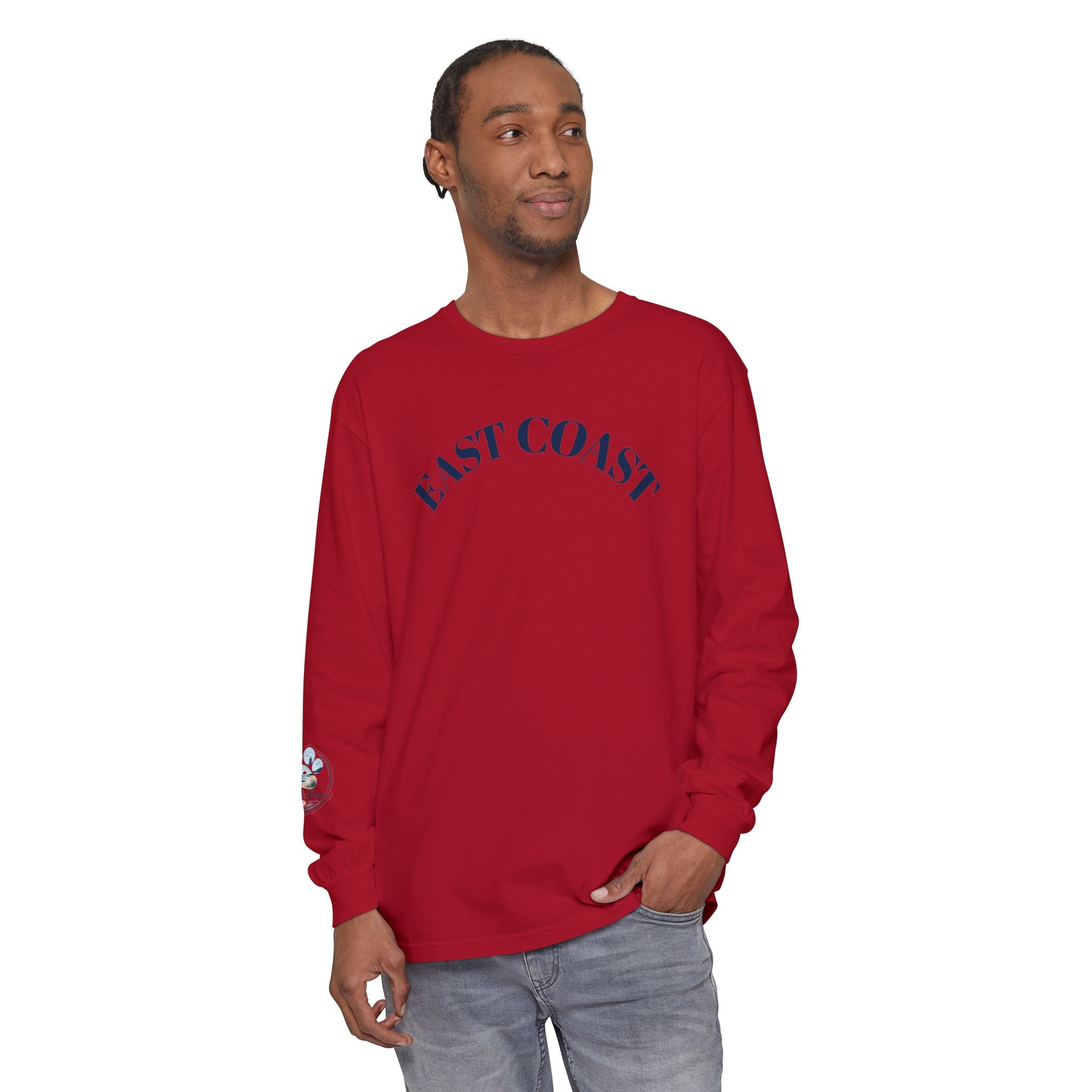 East Coast Long Sleeve Tee — Classic Nautical Graphic