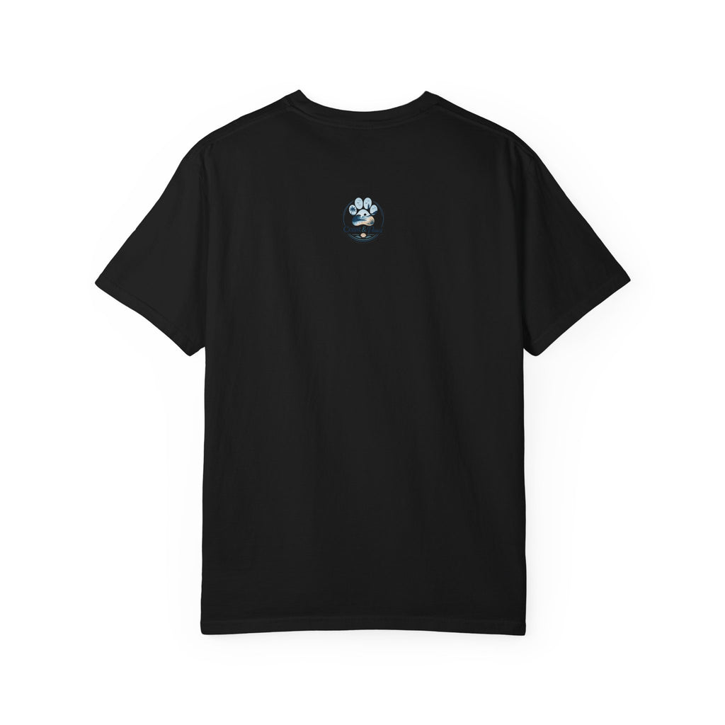 Sunset Paw Tee — Beach Wave Paw Print Unisex Comfort Colors T-Shirt