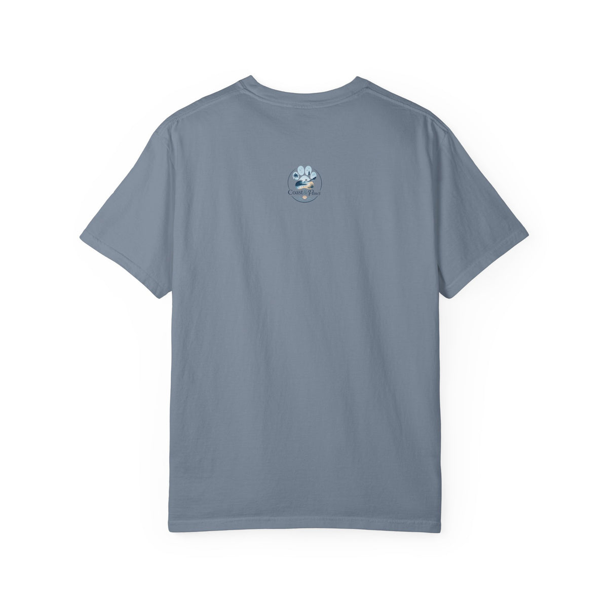 Sunset Paw Tee — Beach Wave Paw Print Unisex Comfort Colors T-Shirt